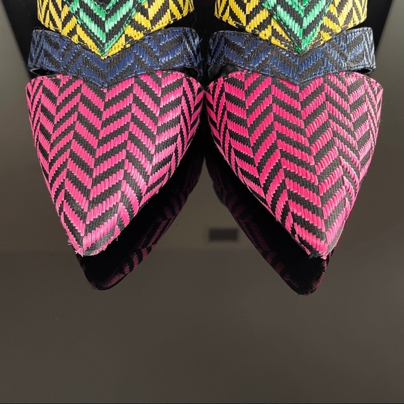 Zara Multi Coloured Slingbacks - Picture 4 of 7